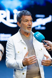 Spanish actor Antonio Banderas presents 'Imagine' circus show in Malaga