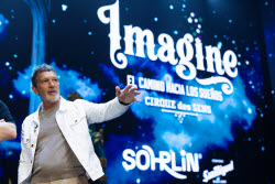 Spanish actor Antonio Banderas presents 'Imagine' circus show in Malaga