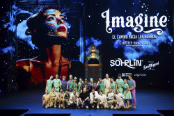 Spanish actor Antonio Banderas presents 'Imagine' circus show in Malaga