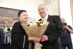 Церемония закрытия шахматного турнира "Кубок Карпова — 50 лет спустя" в Москве
