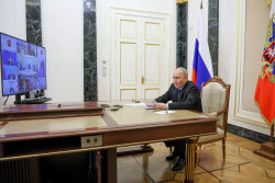 Russian President Putin attends meeting of Commission for Military Technical Cooperation with Foreign States