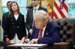 President Trump signs executive orders at the White House