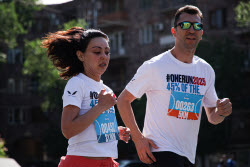 One Run half marathon in Yerevan, Armenia