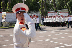 Последний звонок в Первом московском кадетском корпусе
