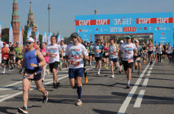 Всероссийский полумарафон "ЗаБег.РФ" в Москве