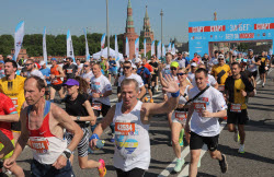 Всероссийский полумарафон "ЗаБег.РФ" в Москве