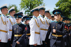 Last Bell ceremony for school leavers in Stavropol