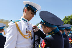 Last Bell ceremony for school leavers in Stavropol