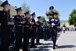 Last Bell ceremony for school leavers in Stavropol