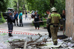 Последствия взрыва газа в Донецке