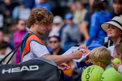 Теннисный турнир ATP 500 в Гамбурге, финал: Андрей Рублев (Россия) - Флавио Коболли (Италия) - 2:6, 4:6
