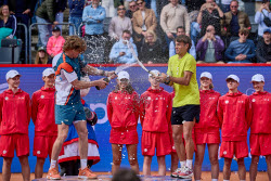 Теннисный турнир ATP 500 в Гамбурге, финал: Андрей Рублев (Россия) - Флавио Коболли (Италия) - 2:6, 4:6