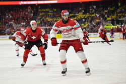 2025 IIHF Ice Hockey World Championship semi-finals - Switzerland vs Denmark