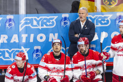 2025 IIHF Ice Hockey World Championship semi-finals - Switzerland vs Denmark