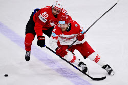 2025 IIHF Ice Hockey World Championship semi-finals - Switzerland vs Denmark