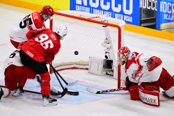2025 IIHF Ice Hockey World Championship semi-finals - Switzerland vs Denmark