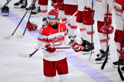 2025 IIHF Ice Hockey World Championship semi-finals - Switzerland vs Denmark