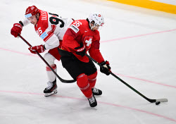 2025 IIHF Ice Hockey World Championship semi-finals - Switzerland vs Denmark