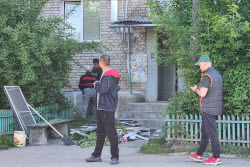 Drone falls in Tula, Russia