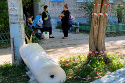 Drone falls in Tula, Russia