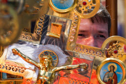 Religious procession marks Day of Slavic Literature and Culture in Novosibirsk, Russia