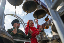 Religious procession marks Day of Slavic Literature and Culture in Novosibirsk, Russia