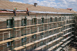 Repair and refurbishment work in Lugansk