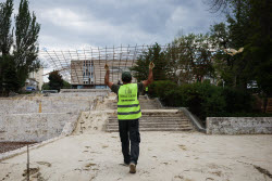 Repair and refurbishment work in Lugansk