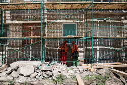 Repair and refurbishment work in Lugansk