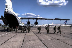 Russian prisoners of war return home
