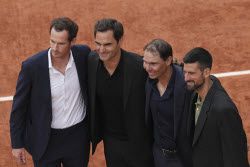 APTOPIX French Open Nadal Ceremony