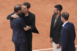 APTOPIX French Open Nadal Ceremony