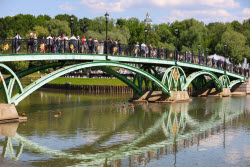 Warm weather in Moscow