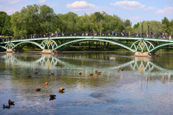 Warm weather in Moscow