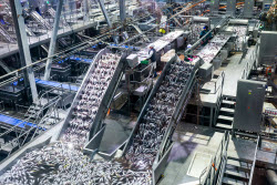 Krabozavodsk fish processing complex on Shikotan Island, Russia