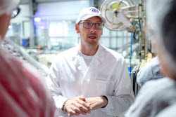 Krabozavodsk fish processing complex on Shikotan Island, Russia