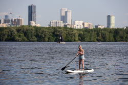 Moscow experiences very warm temperatures
