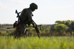 Russian sappers training in Lugansk People's Republic