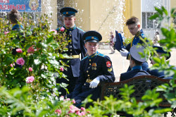 Последний звонок в Краснодарском кадетском президентском училище 