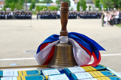 Последний звонок в Краснодарском кадетском президентском училище 