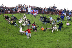 Britain Cheese Rolling