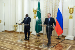 Russian Foreign Minister Lavrov meets with heads of diplomatic missions of African countries
