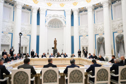 Встреча президента РФ Путина с представителями деловых кругов