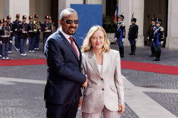 Italian Prime Minister Meloni receives Ethiopian counterpart Abiy Ahmed Ali in Rome