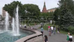 VIDEO. Warm weather in Moscow