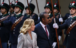 Meloni Riceve Il Primo Ministro Dell'Etiopia
