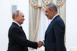 Russian President Putin and Turkish Foreign Minister Fidan meet in Moscow