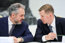 Встреча президента РФ Путина с представителями деловых кругов