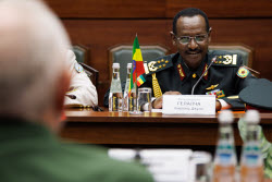 Russia's Deputy Defence Minister Fomin meets with Ethiopia's Chief of General Staff Gelelcha