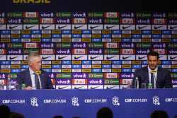 Carlo Ancelotti presented as new head coach of Brazil